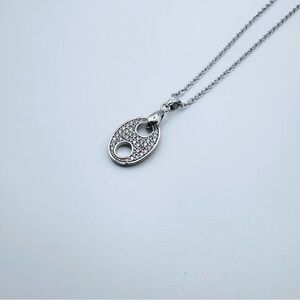Soda Cap Silver Pendant Necklace